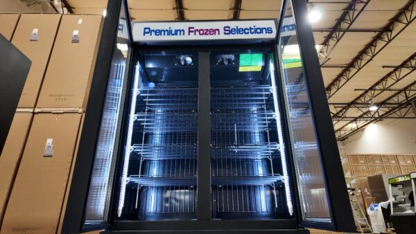 48'' Wide TWO SECTION GLASS DOOR FREEZER - Image 5