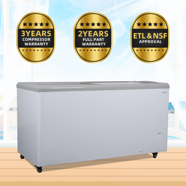 FDF23CF 71'' Width Horizontal Display Island Freezer - Nafcool™ Commercial Freezer Icecream, frozen food, Ice bag and Gelato - Image 13