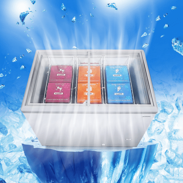 FDF12.4CF 41'' Width Horizontal Display Island Freezer - Nafcool™ Commercial Freezer Icecream, frozen food, Ice bag - Image 6